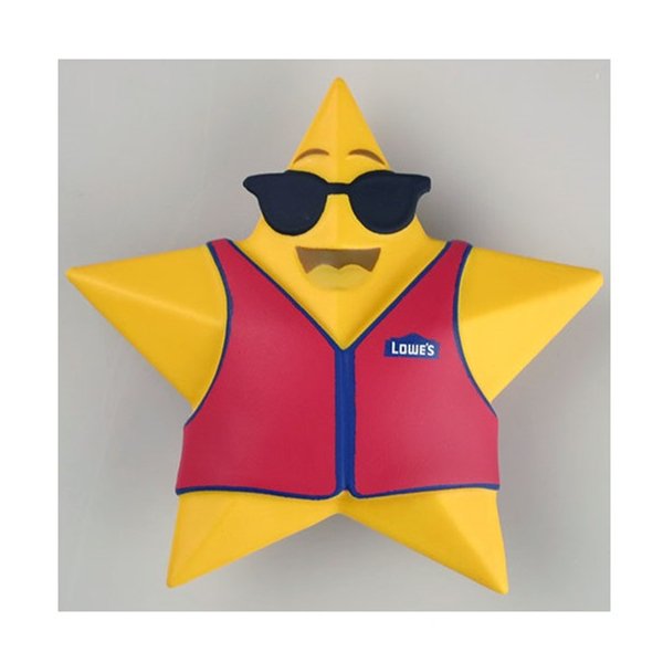 Starfish Mascot Stress Ball