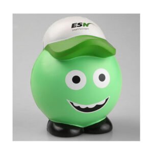 Round Guy Wearing a Hat Stress Ball