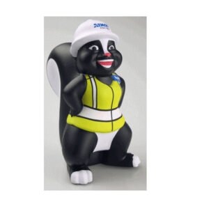Female Miner Groundhog Stress Ball