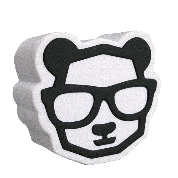 Panda with Glasses Stress Ball