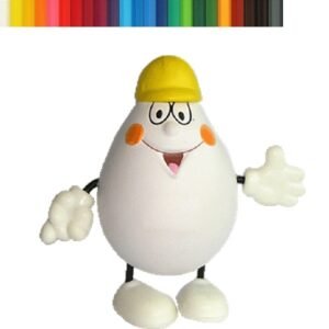Safety Helmet Egg Man Stress Ball