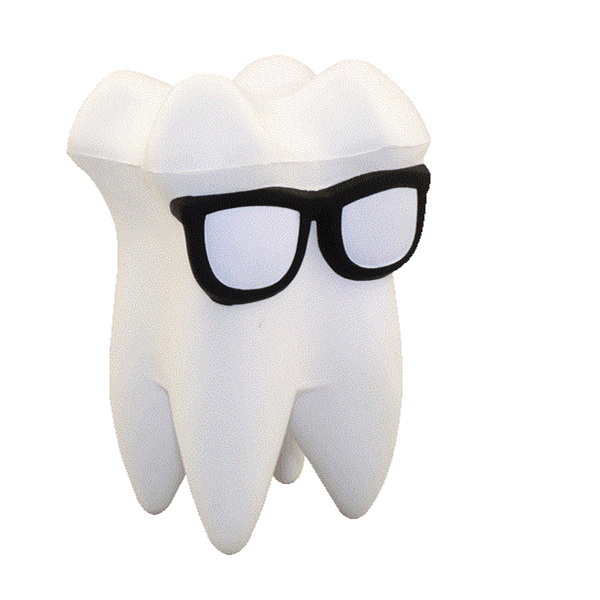 Tooth Mascot Stress Ball