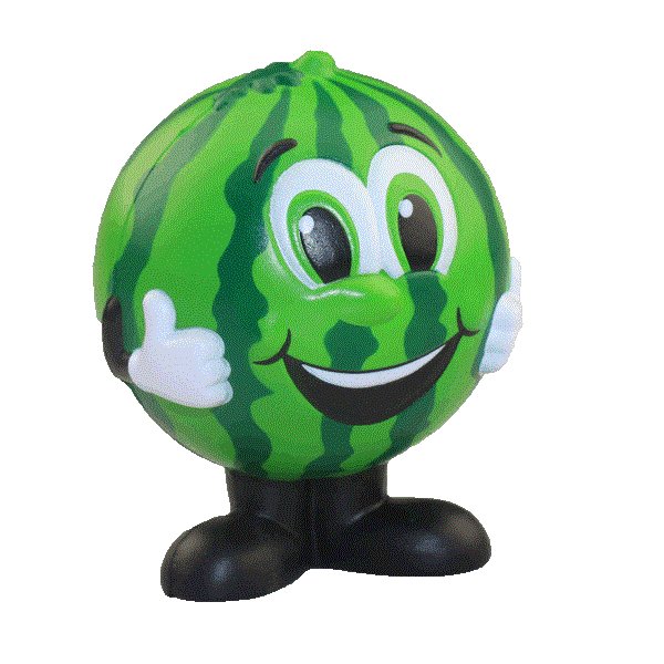 Cartoon Watermelon Mascot Stress Ball