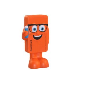 Credit Card Mascot Stress Ball