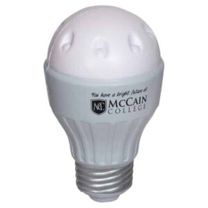 Squishy LED Light Bulb Stress Ball