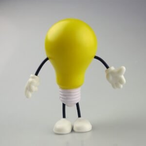 Light Bulb Figure Stress Ball
