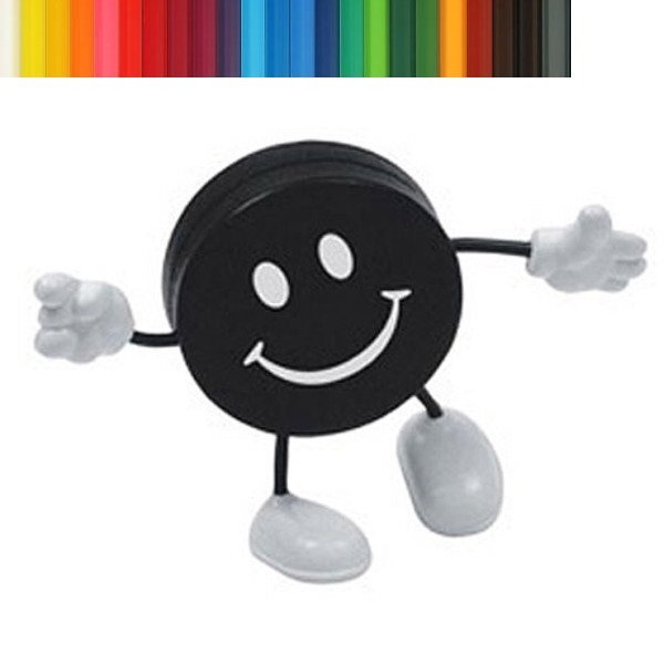 Hockey Puck Figure Stress Ball