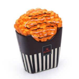 Slow Rebound Black Packaging French Fry Stress Ball