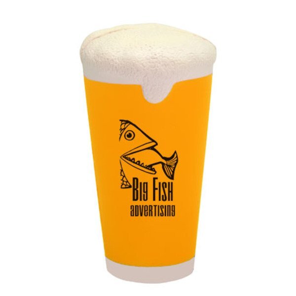 Beer Pint Glass Design Stress Ball