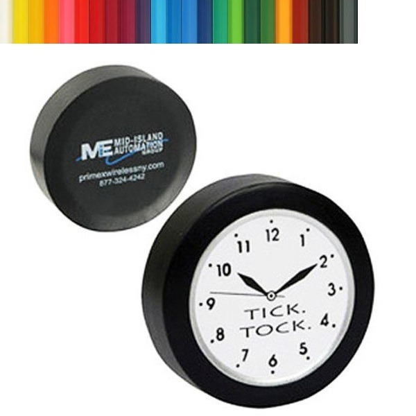 Clock Stress Ball Logo Customization