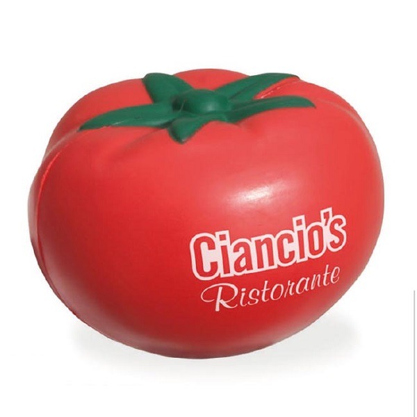 Cartoon Tomato Design Stress Ball