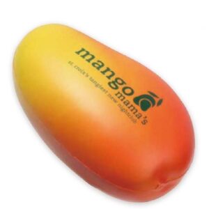 Cartoon Mango Design Stress Ball