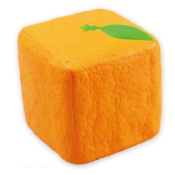 Orange Cube Stress Ball