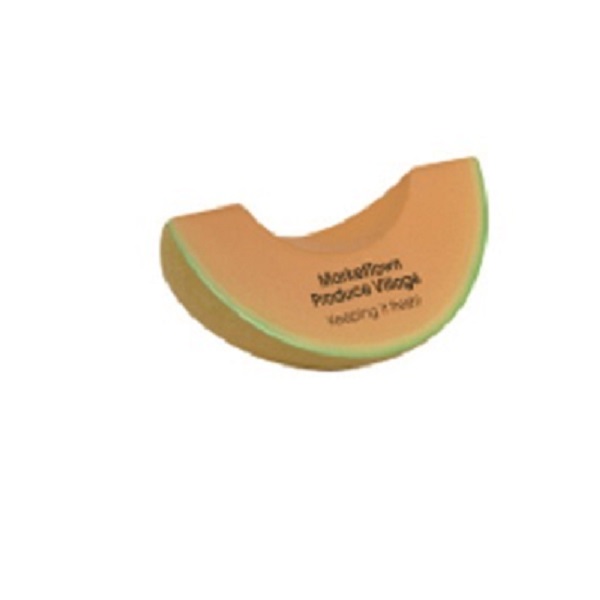 Custom Cantaloupe Slice Stress Ball