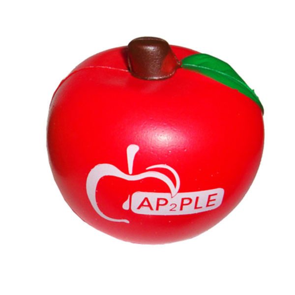 Apple Stress Ball w Custom Logo