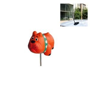 Dog Shape Car Antenna Topper