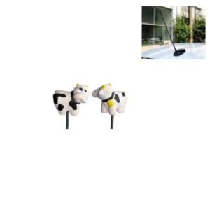 Cows with Bells Car Antenna Topper