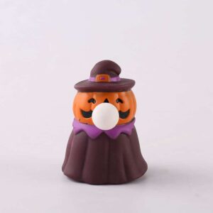 Cartoon Pumpkin Wizard Blow Bubble Stress Ball