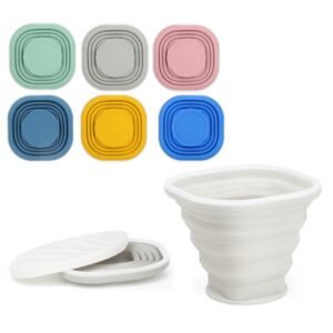 10oz Outdoor Portable Silicone Folding Bottle