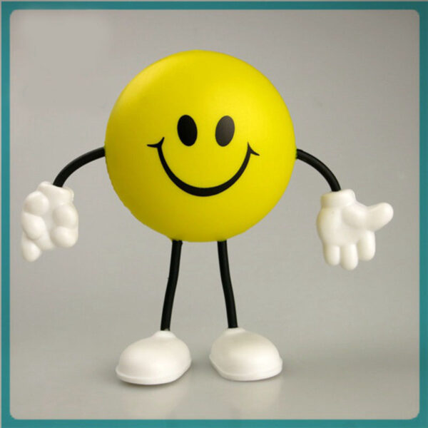 Foam Long-Limbed Smiley Stress Ball