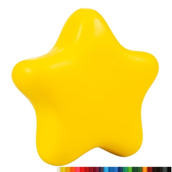 Foam Star Stress Ball Keychains with Your Logo