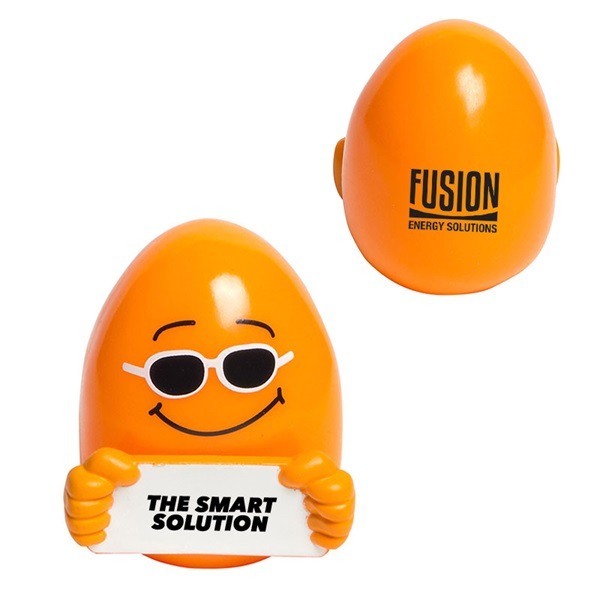 Pop- Cool Design Orange Stress Ball
