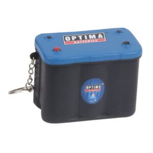 Foam Battery Stress Ball with Keychain