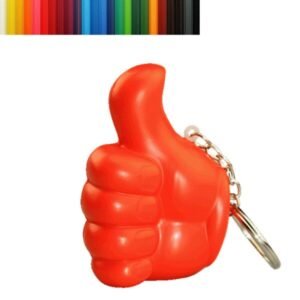 New Foam Thumb Stress Ball with Keychain