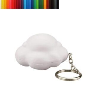 New Foam Cloud Stress Ball with Keychain