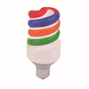 Foam Spiral Colored Light Bulb Stress Ball