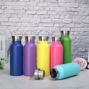 Custom Multicolor Portable Silicone Folding Water Bottle