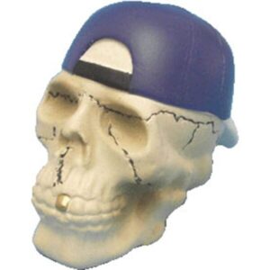 Skull with Hat Stress Ball