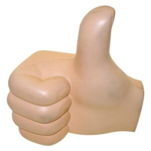 Right Hand Thumbs Up Stress Ball