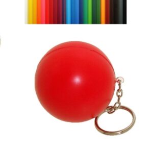 New Foam Polished Ball Stress Ball with Keychain