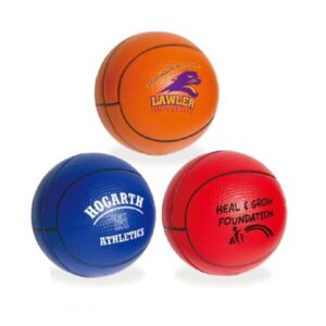Basketball Custom Round Stress Ball Reliever