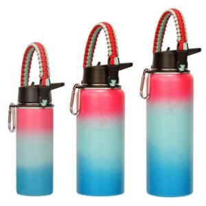 32oz Paracord Vacuum Bottle Travel Coffee Cup