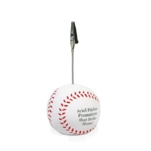 Baseball Base Memo Holder Stress Ball