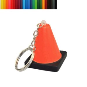 Foam Traffic Sign Stress Ball with Keychain