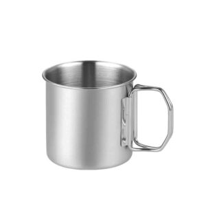 Outdoor Portable Folding Handle Mug 13OZ