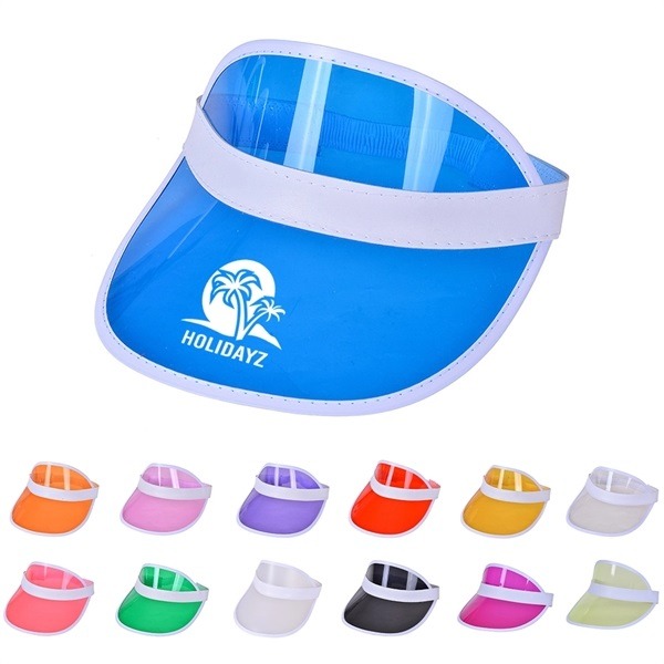 Portable Unisex Translucent Sun Visor