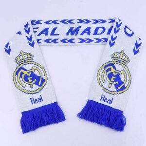 Knitted Woven Sports Scarf with Tassel