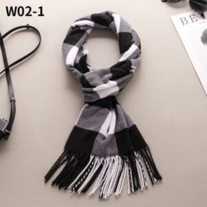 Men-  Faux Cashmere Knitted Scarf