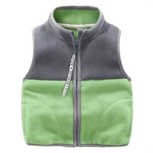 Winter Children Waistcoat Fleece Thickened Vest with Logo