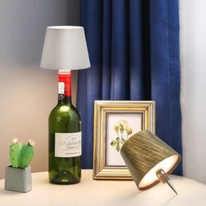 Custom Wireless Wine Bottle Lamp