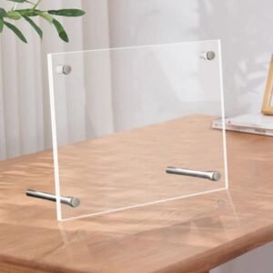 Crystal Clear Acrylic Photo Frame Stand