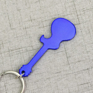 Guitar Bottle Opener with Keychain