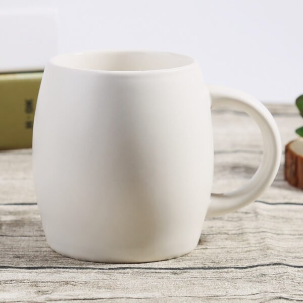Creative Wine Barrel Mug With Big Belly 13oz