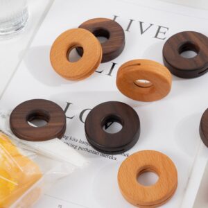 Creative Wooden Donut Closure Clip