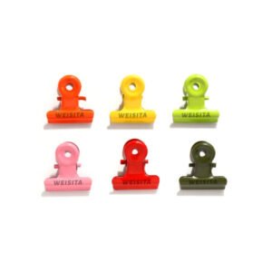 Lacquered Candy-colored Metal Sealing Clip
