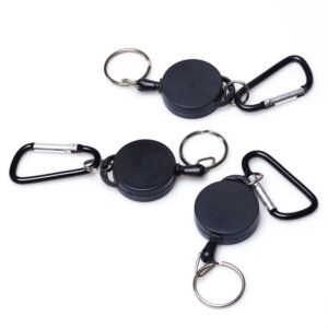 Easy Pull Buckle Carabiner Keychain
